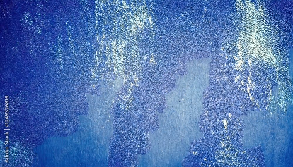 Aufkleber textured blue abstract background with soft brush strokes and gradient effect for digital design or wall art