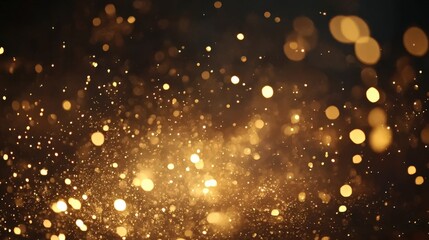 A bright gold background with many small gold circles