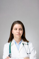 Portrait of a disappointed doctor