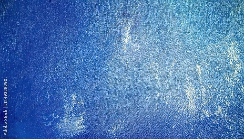 Poster textured blue abstract background with soft brush strokes and gradient effect for digital design or wall art