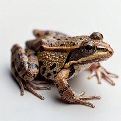 Naklejka premium Frog isolated on a white background cutout