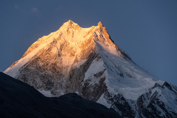 Manaslu Nepal Dramatic Sunrise Over