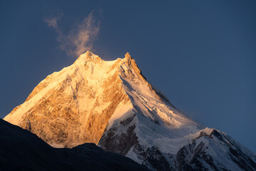Manaslu Nepal Dramatic Sunrise Over