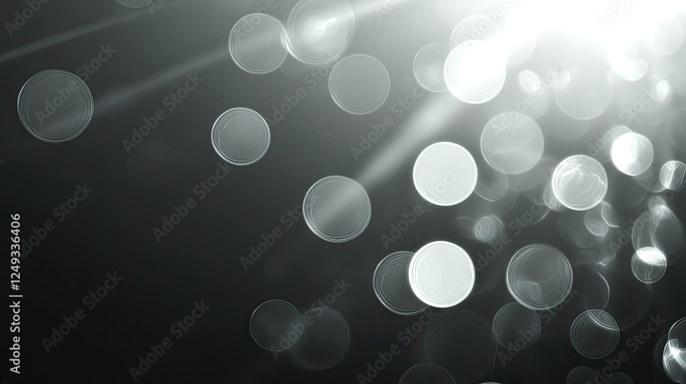 Poster abstract light bokeh background with soft shimmering effect