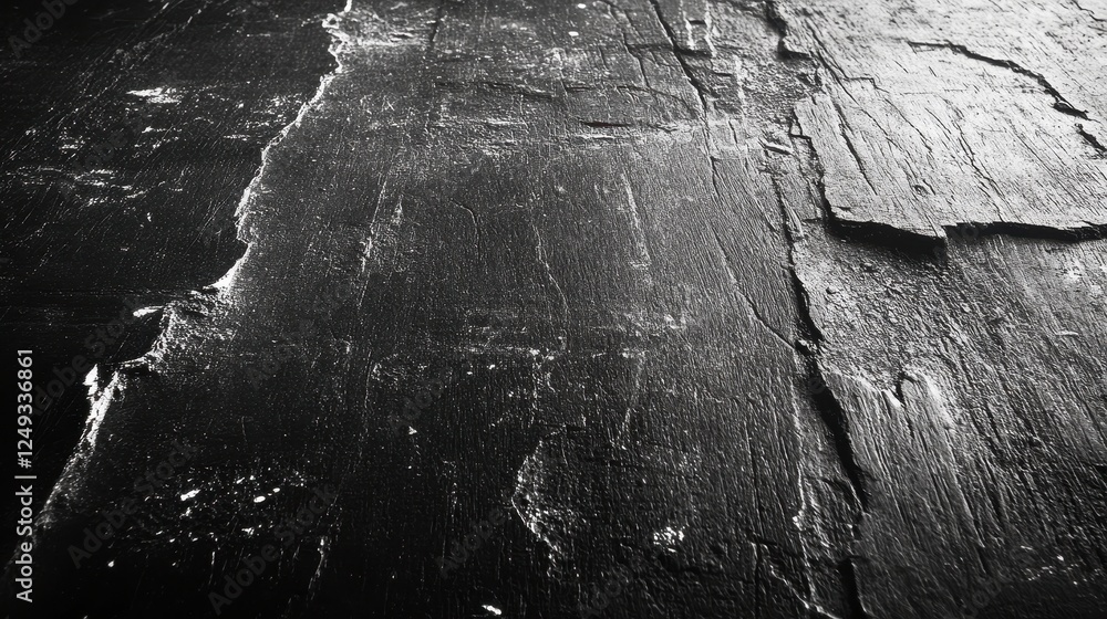 Aufkleber abstract texture of dark stone surface with intricate patterns.