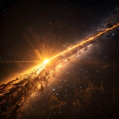 sunrise in space