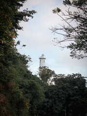 Lighthouse on the hill in Gorontalo province, Indonesia.