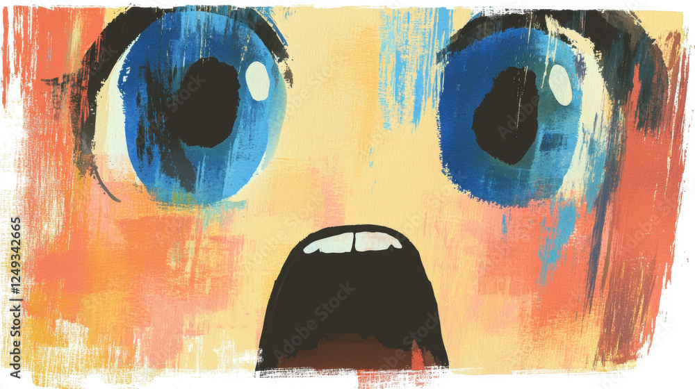 Poster serial killer, a high-fidelity close-up image showcasing a wide, unblinking eye, emphasizing detail 