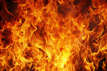 Fiery flames abstract background, suitable for design elements