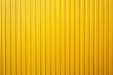 Yellow corrugated metal wall texture