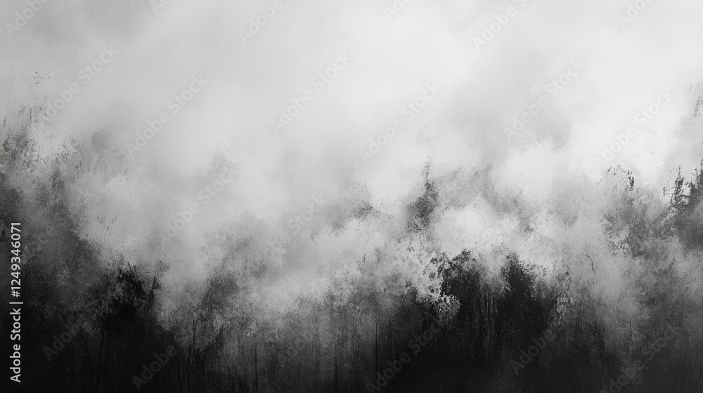 Poster abstract black and white cloudy background with soft texture