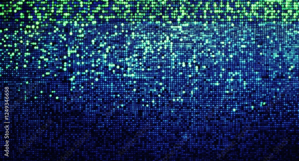 Poster abstract pixelated gradient background
