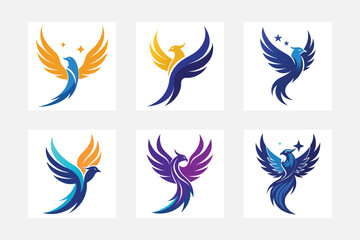 A beautiful flying bird