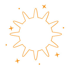 outle icon space illustration