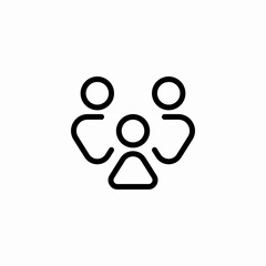 service team icon sign vector