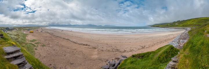 Panorama Inch Beach auf der Dingle Halbinsel in Irland