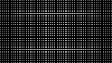 Halftone textured geometric background with two twin lines.