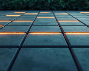 Smart public spaces generating power through motionactivated kinetic tiles