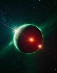 Obraz premium an imaginary view of space