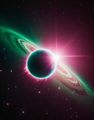 Obraz premium an imaginary view of space