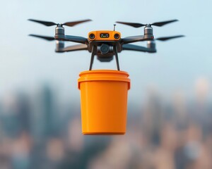 Autonomous waste collection drones optimizing smart city sanitation and recycling