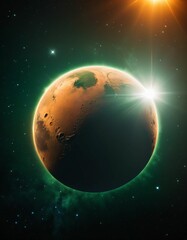 Fototapeta premium an imaginary view of space