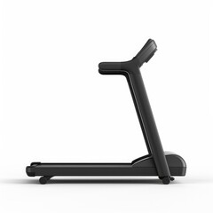 Modern Treadmill Side View for Fitness and Exercise Equipment Display