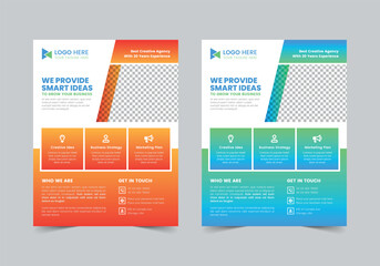 Professional Business Flyer Template , CMYK , Print Ready , Marketing Agency Social Media Post Template, Facebook Post, ,LinkedIn Post