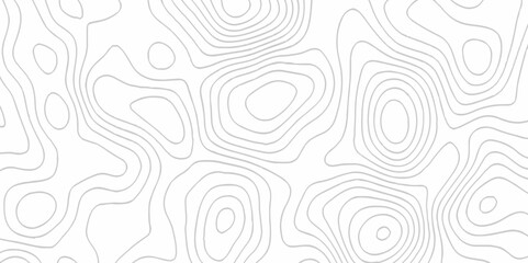 White topography topology vector white background fresh contour map texture. white seamless pattern Abstract background with a wave Topography and geography map grid abstract backdrop.