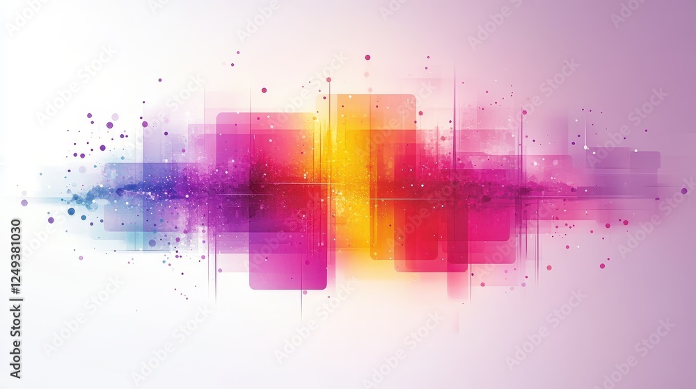 Poster colorful abstract background design, website header