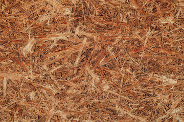 Surface texture of oriented strand board sheet