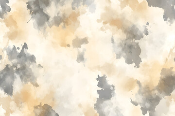 Abstract Watercolor Background: This abstract watercolor background features a blend of muted gray and beige hues. The  shades  form abstract shapes and patterns.