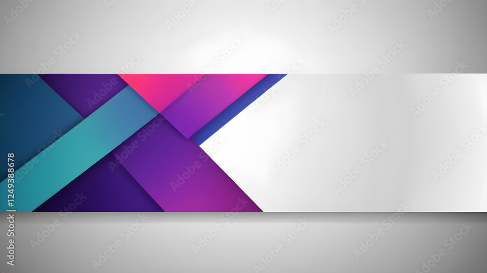 Poster abstract web banner design template. banner - design element
