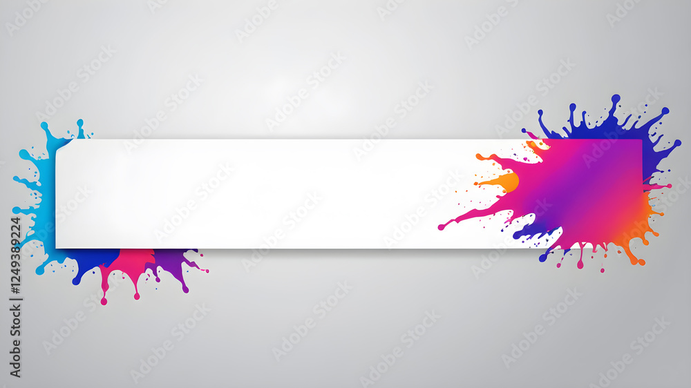 Poster abstract web banner design template. banner - design element