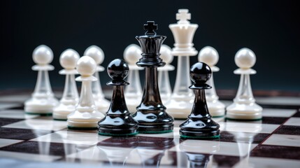 The Art of Strategy: Chess Game on a High-Level. Perfect for Business Planning, Marketing, and Competition Analysis.