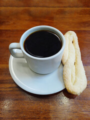 Café y pan dulce Guatemalteco llamado 