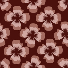 Beautiful seamless pattern with floral background