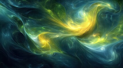 Obraz premium Abstract swirling nebula, cosmic energy, vibrant colors, space background, digital art