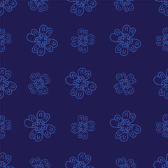 Beautiful seamless pattern with floral background.