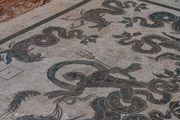 Ostia, Lazio. Archaeological Park of Ostia Antica