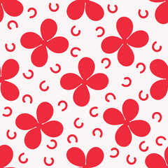 Beautiful seamless pattern with floral background.