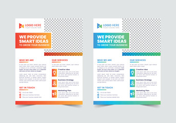 Creative Business Flyer Template | CMYK | US Letter | Print Ready | 0.125 Bleed