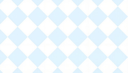 Bavarian checkered pattern in soft blue and white, Oktoberfest design