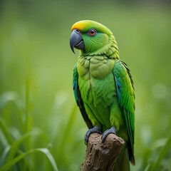 Obraz premium The Colorful World of Parrots Nature’s Talking Wonders (29)