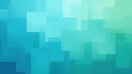 Abstract Blue Green Geometric Background with Soft Gradients