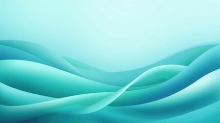 Obraz premium Soft Blue Waves Abstract Background for Tranquil Designs