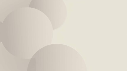 Soft Abstract Background Featuring Light Circles and Minimalist Design
