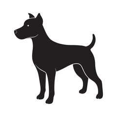 vector illustration of a dog