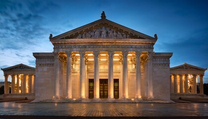 Obraz premium night view of st petersburg