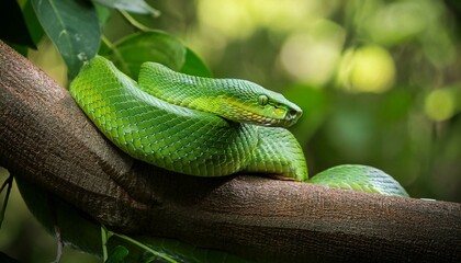 Fototapeta premium snake in the grass